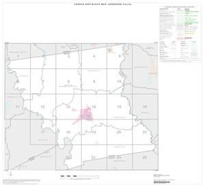 Primary view of object titled '2000 Census County Block Map: Anderson County, Index'.