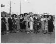 Photograph: [Fourteen Women at a Launching]