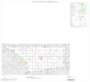 Primary view of object titled '2000 Census County Block Map: Henderson County, Index'.