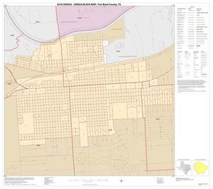 Primary view of object titled '2010 Census County Block Map: Fort Bend County, Inset H01'.