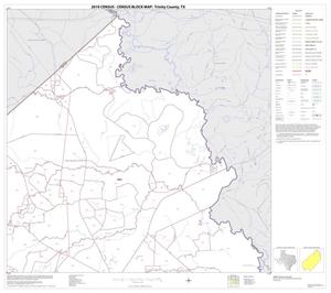 Primary view of object titled '2010 Census County Block Map: Trinity County, Block 2'.