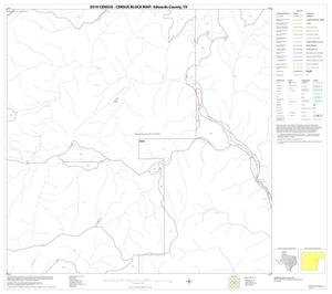 Primary view of object titled '2010 Census County Block Map: Edwards County, Block 19'.