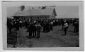 Thumbnail image of item number 1 in: '[People gathering around a house]'.
