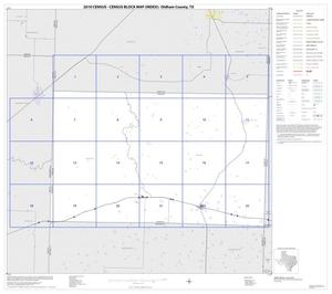 Primary view of object titled '2010 Census County Block Map: Oldham County, Index'.