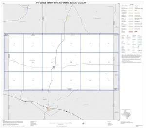 Primary view of object titled '2010 Census County Block Map: Schleicher County, Index'.