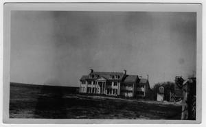 Primary view of object titled '[A. Deussen House, Deussendale Farm, located west of Ponder]'.