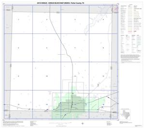 Primary view of object titled '2010 Census County Block Map: Potter County, Index'.