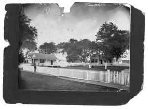 Primary view of object titled '[Cove school and house]'.