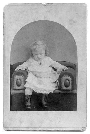 Primary view of object titled '[Young child sitting]'.