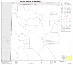 Primary view of object titled '2010 Census County Block Map: Hartley County, Block 1'.