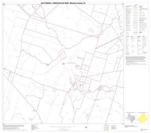 Primary view of object titled '2010 Census County Block Map: Wharton County, Block 9'.