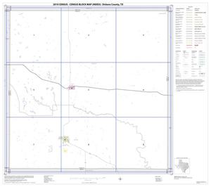 Primary view of object titled '2010 Census County Block Map: Dickens County, Index'.