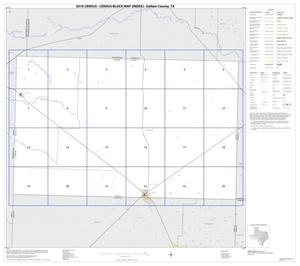 Primary view of object titled '2010 Census County Block Map: Dallam County, Index'.