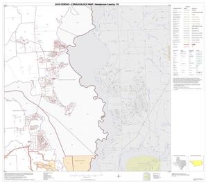 Primary view of object titled '2010 Census County Block Map: Henderson County, Block 17'.