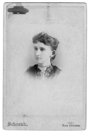 Primary view of object titled '[Young lady with pearl necklace]'.