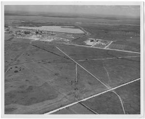 Primary view of object titled '[aerial Photograph of DuPont Plant]'.