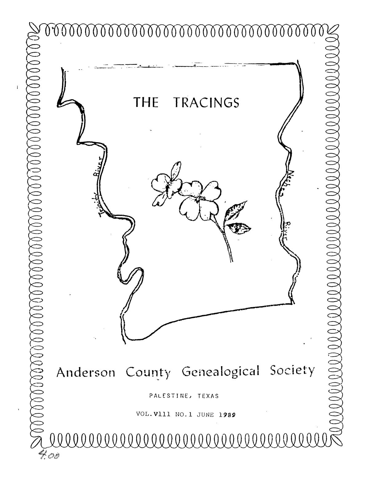 The Tracings, Volume 8, Number 1, Spring 1989
                                                
                                                    Front Cover
                                                