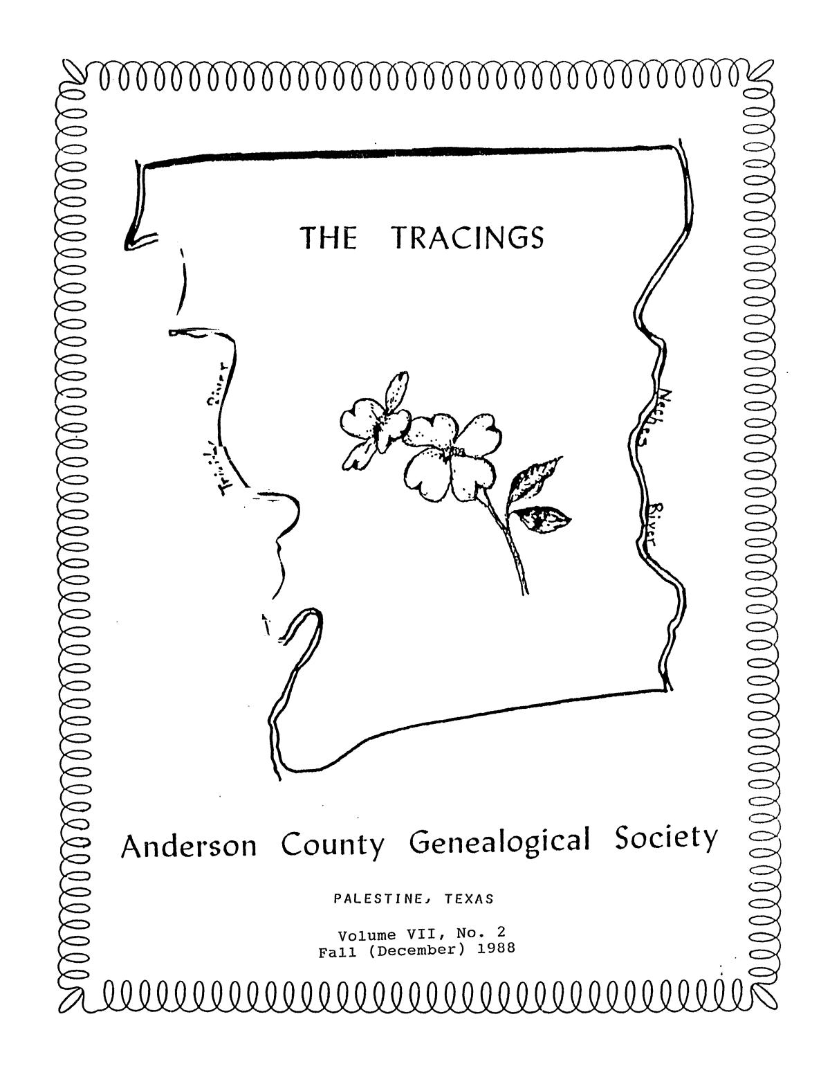The Tracings, Volume 7, Number 2, Fall 1988
                                                
                                                    Front Cover
                                                