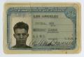 Thumbnail image of item number 1 in: '[Identification Card]'.