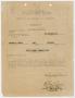 Thumbnail image of item number 1 in: '[Application for Additional Shoe Certificate]'.