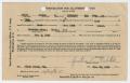 Thumbnail image of item number 1 in: '[Authorization for Allotment of Pay]'.