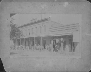 Primary view of object titled '[J.T. Dyer Store located on Morton Street in Richmond, TX.]'.