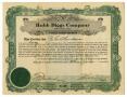 Thumbnail image of item number 1 in: '[Hugg Diggs Company Stock Certificate]'.
