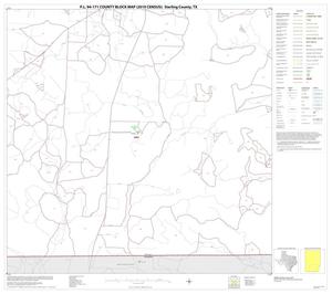 Primary view of object titled 'P.L. 94-171 County Block Map (2010 Census): Sterling County, Block 8'.