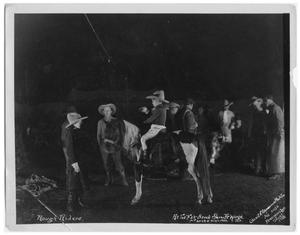 Primary view of object titled '[Rough Riders at the Fort Worth Stock Show]'.