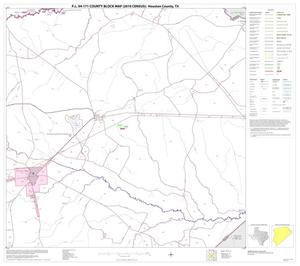 Primary view of object titled 'P.L. 94-171 County Block Map (2010 Census): Houston County, Block 10'.