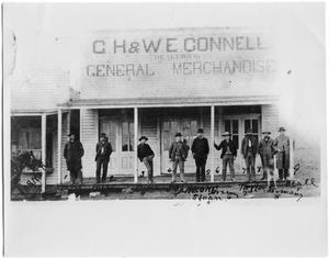 Primary view of object titled '[C.H & W.E Connel General Merchandise, 1882]'.