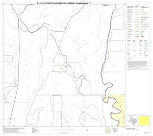 Primary view of object titled 'P.L. 94-171 County Block Map (2010 Census): Uvalde County, Block 16'.