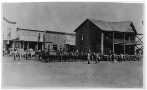 Primary view of object titled 'Street Scene in Plainview, Texas'.