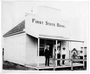 Primary view of object titled '[First State Bank]'.