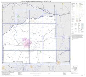 Primary view of object titled 'P.L. 94-171 County Block Map (2010 Census): Hopkins County, Index'.