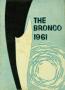 Thumbnail image of item number 1 in: 'The Bronco, Yearbook of Hardin-Simmons University, 1961'.
