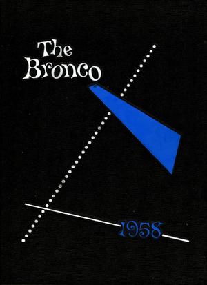 Primary view of object titled 'The Bronco, Yearbook of Hardin-Simmons University, 1958'.