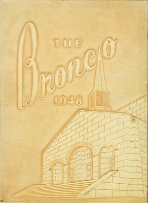 Primary view of object titled 'The Bronco, Yearbook of Hardin-Simmons University, 1948'.