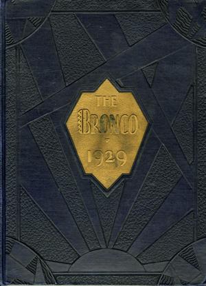 Primary view of The Bronco, Yearbook of Simmons University, 1929