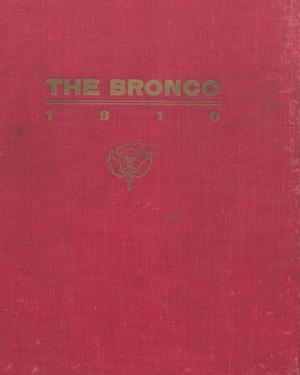 Primary view of object titled 'The Bronco, Yearbook of Simmons College, 1910'.