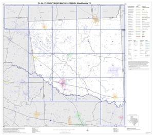 Primary view of object titled 'P.L. 94-171 County Block Map (2010 Census): Wood County, Index'.