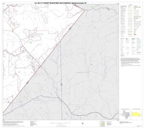 Primary view of object titled 'P.L. 94-171 County Block Map (2010 Census): Bandera County, Block 19'.