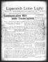 Newspaper: Lipscomb Lime Light (Lipscomb, Tex.), Vol. 1, No. 33, Ed. 1 Thursday,…