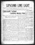 Newspaper: Lipscomb Lime Light (Lipscomb, Tex.), Vol. 3, No. 51, Ed. 1 Thursday,…