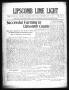 Newspaper: Lipscomb Lime Light (Lipscomb, Tex.), Vol. 3, No. 47, Ed. 1 Thursday,…