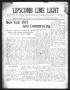Newspaper: Lipscomb Lime Light (Lipscomb, Tex.), Vol. 3, No. 7, Ed. 1 Thursday, …