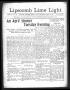 Thumbnail image of item number 1 in: 'Lipscomb Lime Light (Lipscomb, Tex.), Vol. 1, No. 23, Ed. 1 Thursday, April 24, 1913'.