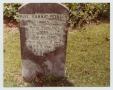 Primary view of [Grave Marker of Miss Fannie Peirson]