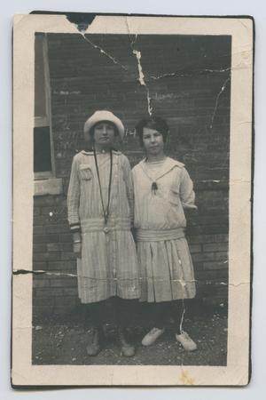 Primary view of object titled '[Eula Holley and Friend]'.