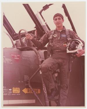 Primary view of object titled '[Reza Pahlavi With Plane]'.